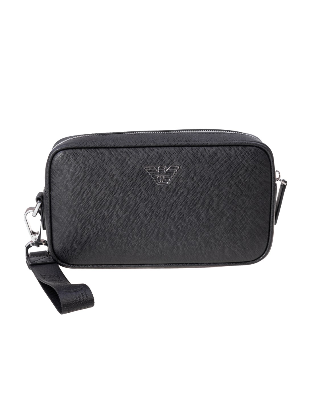 shop EMPORIO ARMANI  Beauty: Emporio Armani beauty in pelle rigenerata saffiano placchetta aquila Armani Sustainability Values.
Composizione 53% Poliammide 47% Poliestere.
Dimensioni: 21 x 17 x 6,5 cm.
Pelle rigenerata.
Saffiano.
Chiusura con zip.
Polsiera removibile.
Placchetta aquila.
Fabbricato in Italia.. Y4R356 Y138E-81072 number 6834987